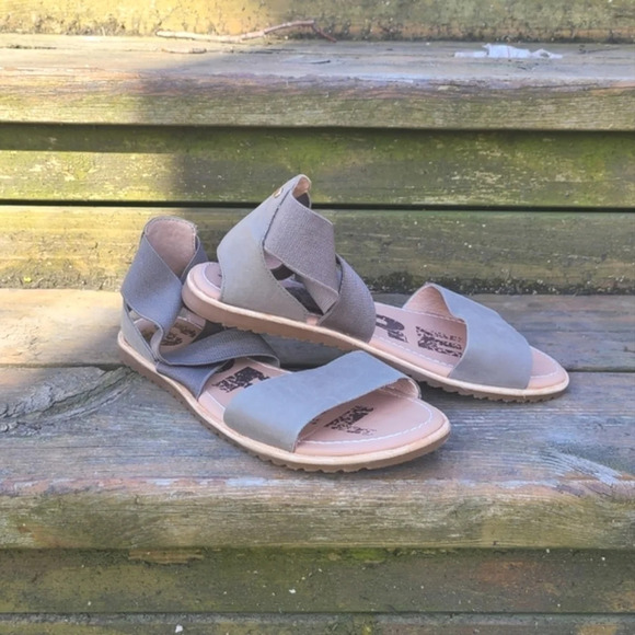 SOREL *Olive Green* Strappy Ella Sandals Size 7 - Picture 10 of 10